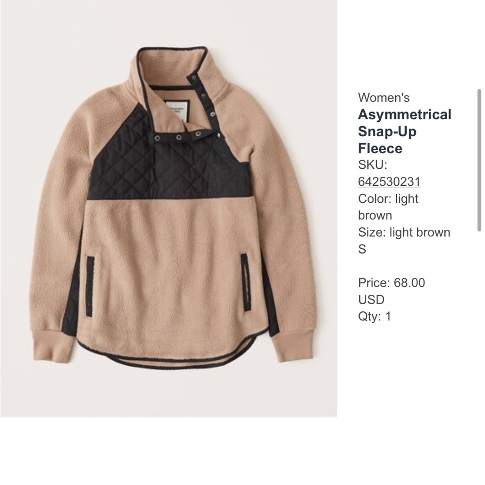 Fleece sweatshirt